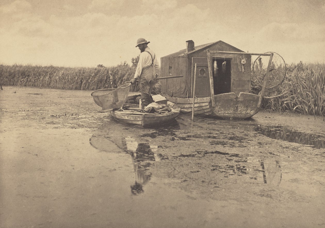 En ålfiskares hem av Peter Henry Emerson