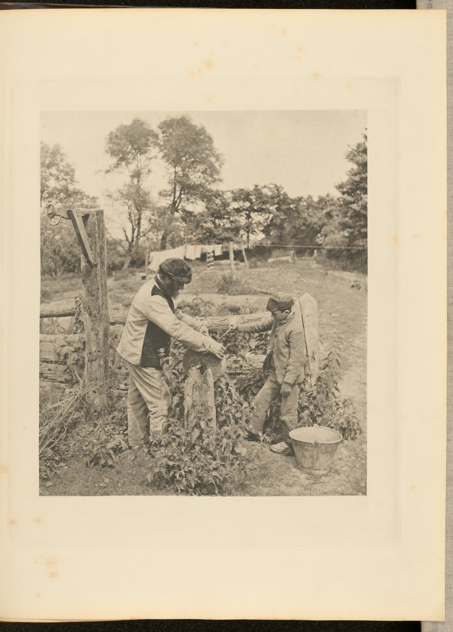 Vid slipstenen - en bondgård i Suffolk av Peter Henry Emerson