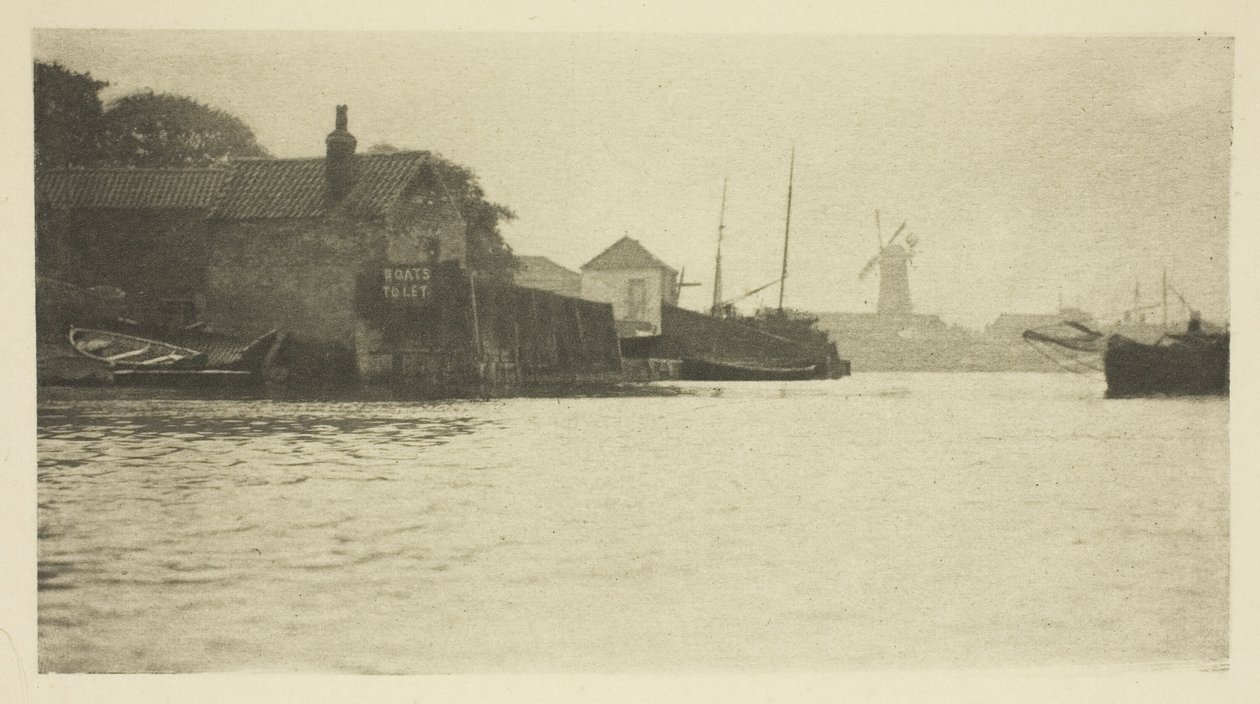 På väg mot North River av Peter Henry Emerson