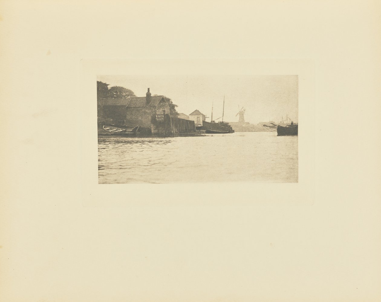 På väg mot North River av Peter Henry Emerson
