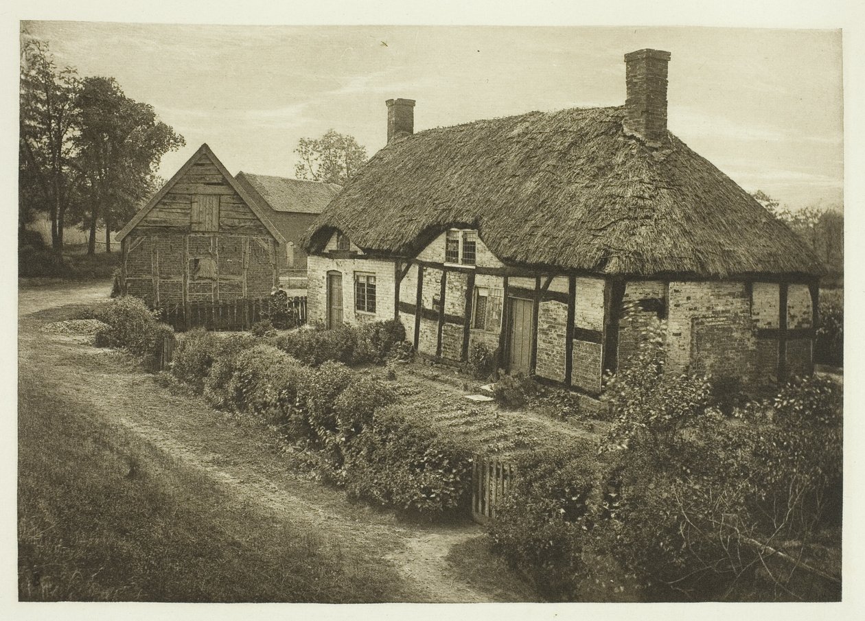 Izaak Waltons hus vid Shallowford, Staffordshire av Peter Henry Emerson