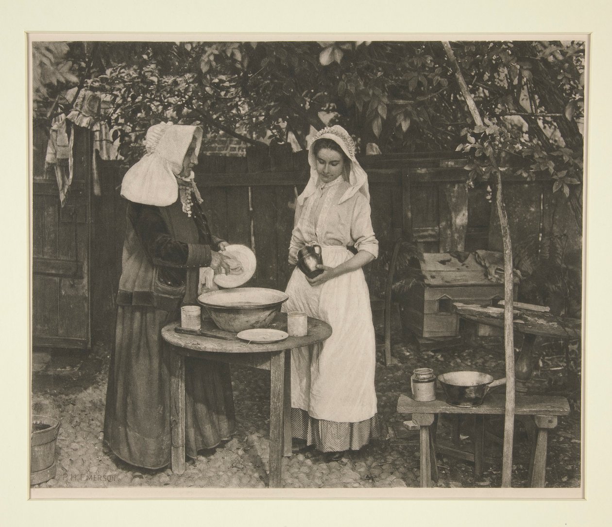 Mrs Peck och Mary Critten av Peter Henry Emerson
