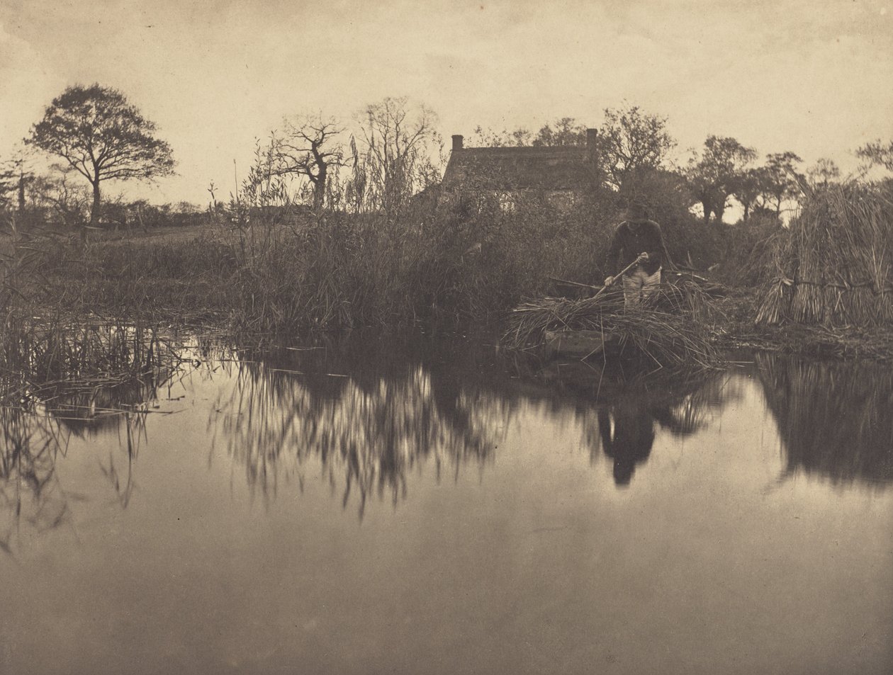 Att staka en båt på Gladdon av Peter Henry Emerson