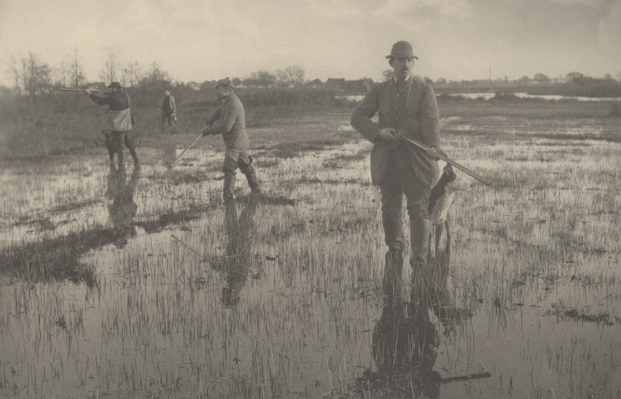 Snipskytte,1886 (foto) av Peter Henry Emerson