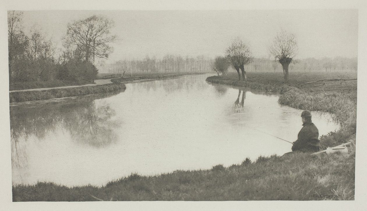 The Black Pool, nära Hoddesdon av Peter Henry Emerson