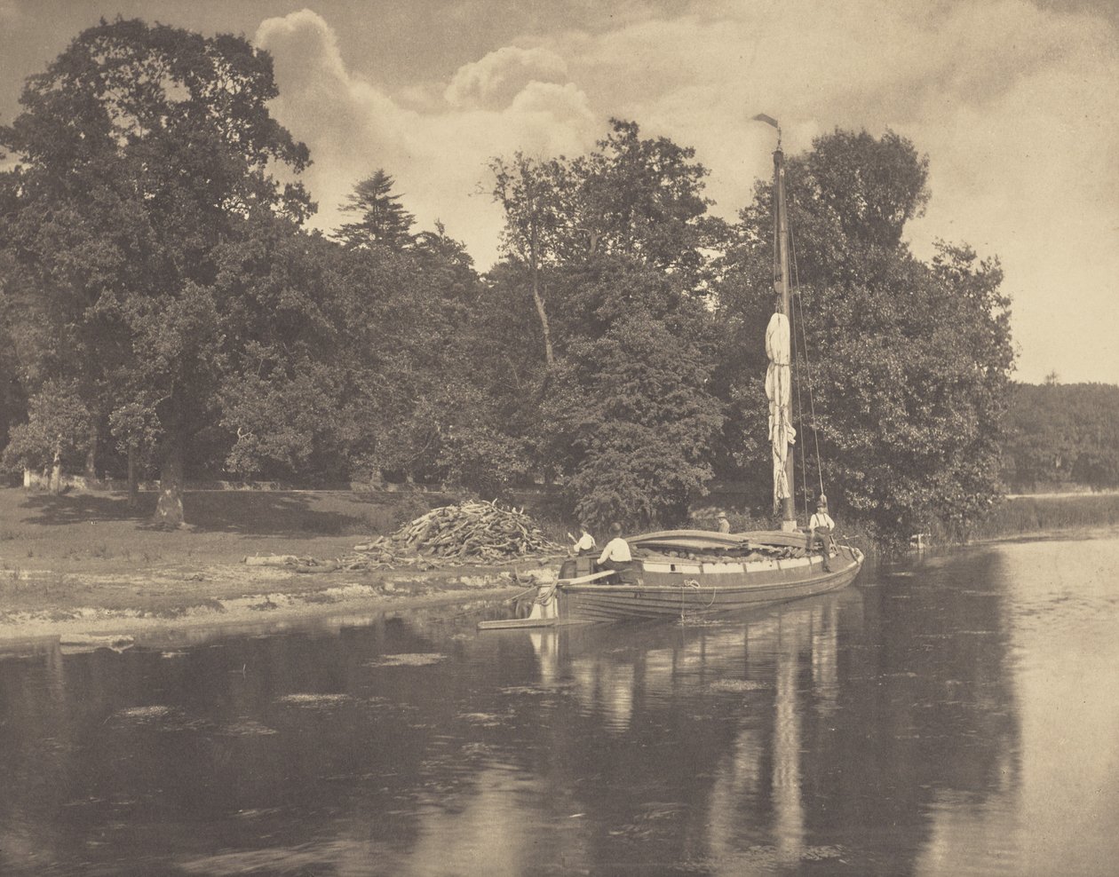 Floden Bure vid Coltishall av Peter Henry Emerson