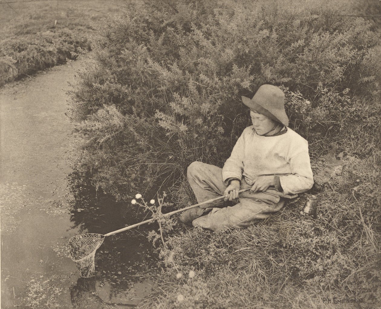 Stickleback-fångaren av Peter Henry Emerson