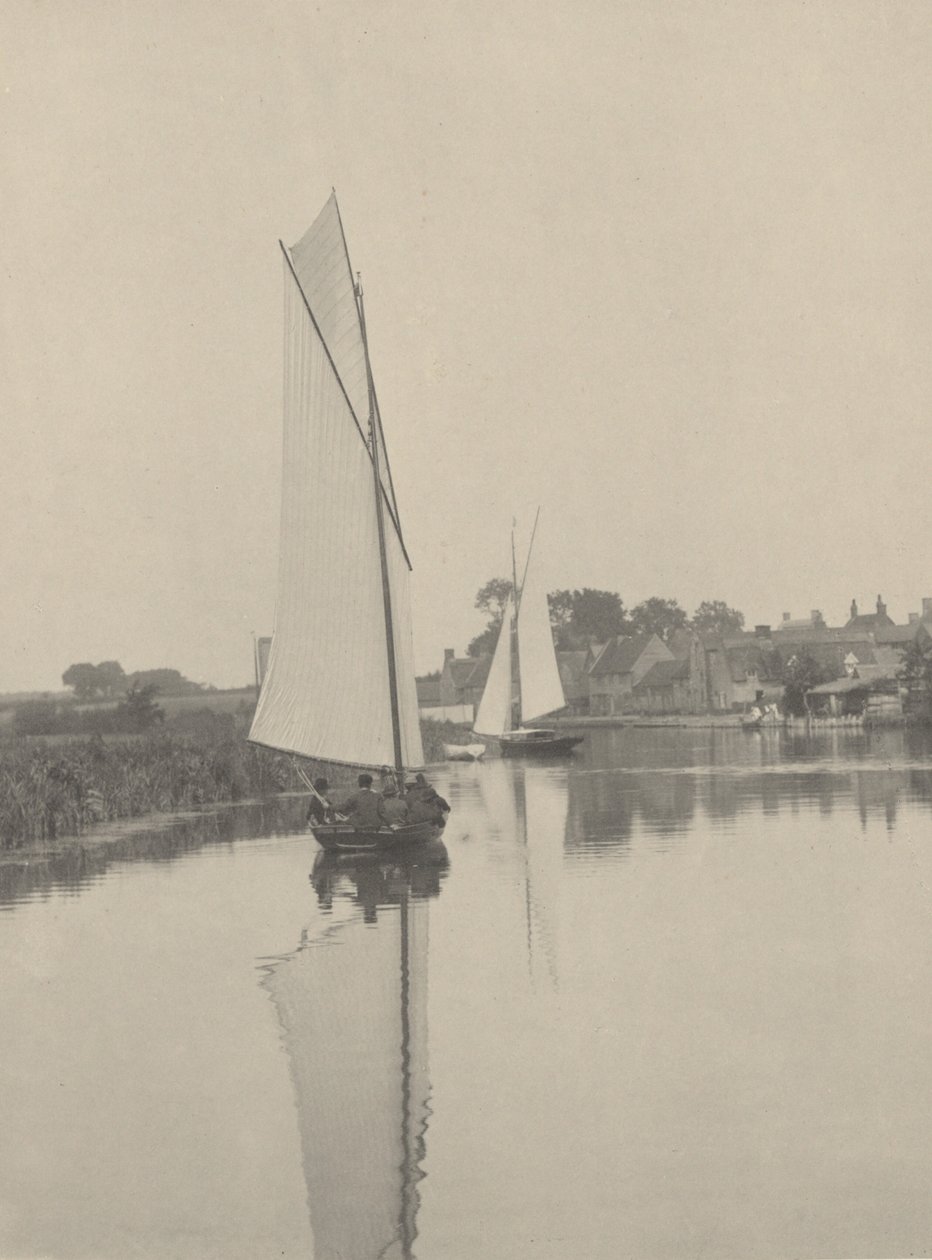 Byn Horning,1886 (foto) av Peter Henry Emerson