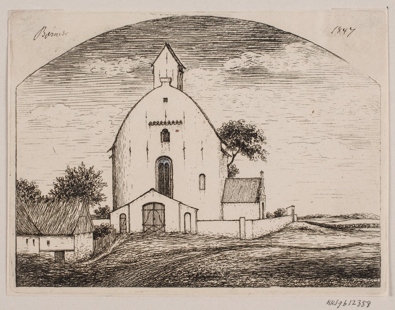 Bjernede kyrka av Peter Herman Rasmussen