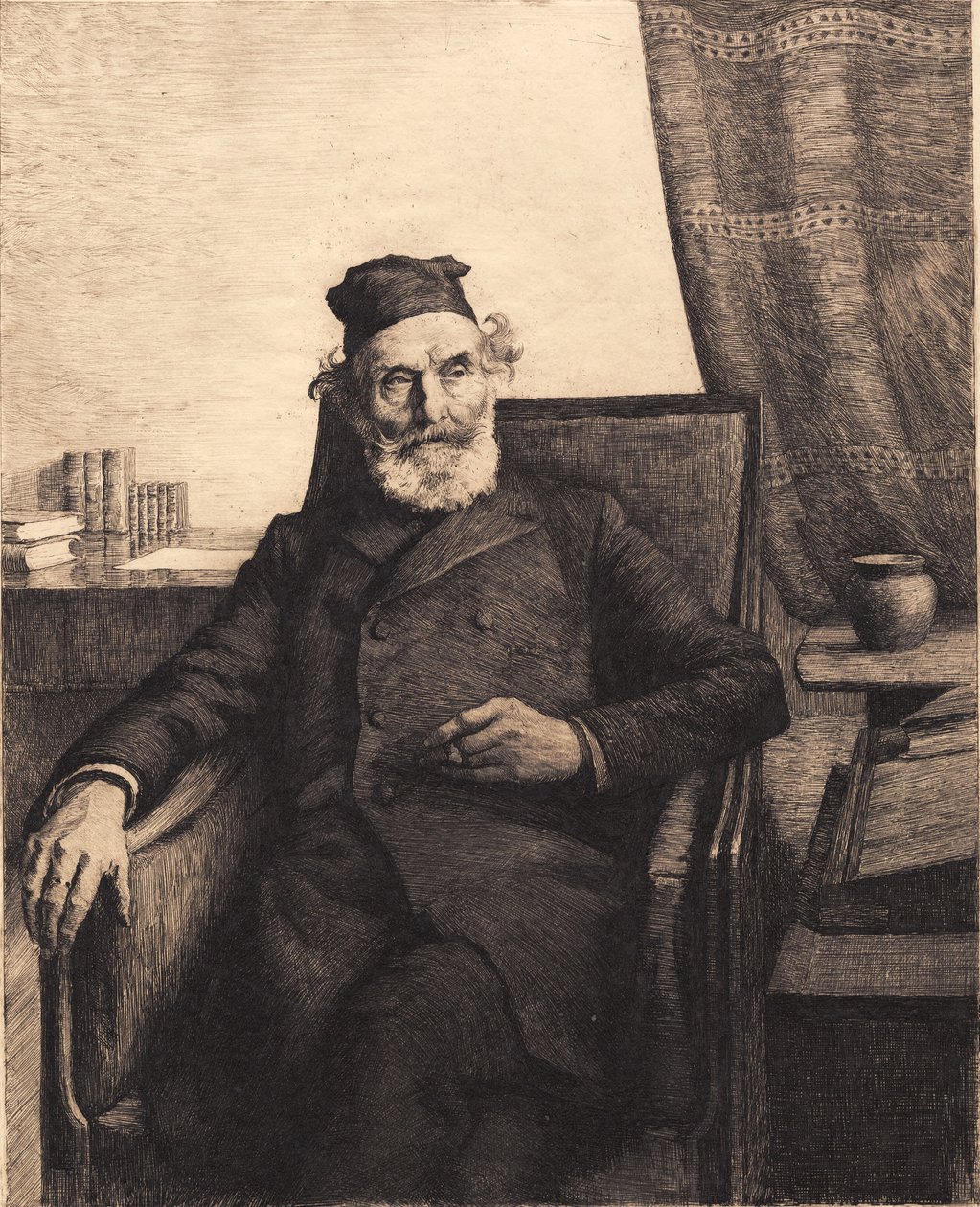 Konstnärens far, Jens Peter Ilsted av Peter Vilhelm Ilsted