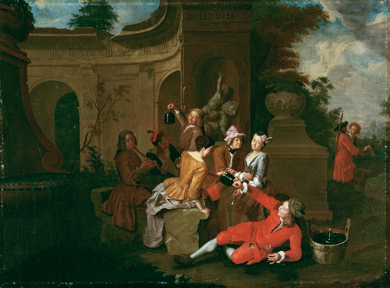 Picknick i parken av Peter Jacob Horemans