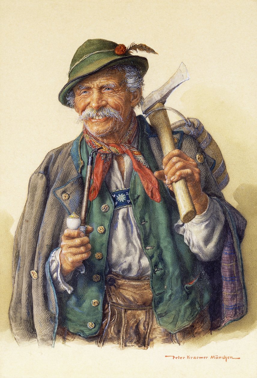 Vedhuggare, bergsbestigare och jägare, av Peter Kraemer