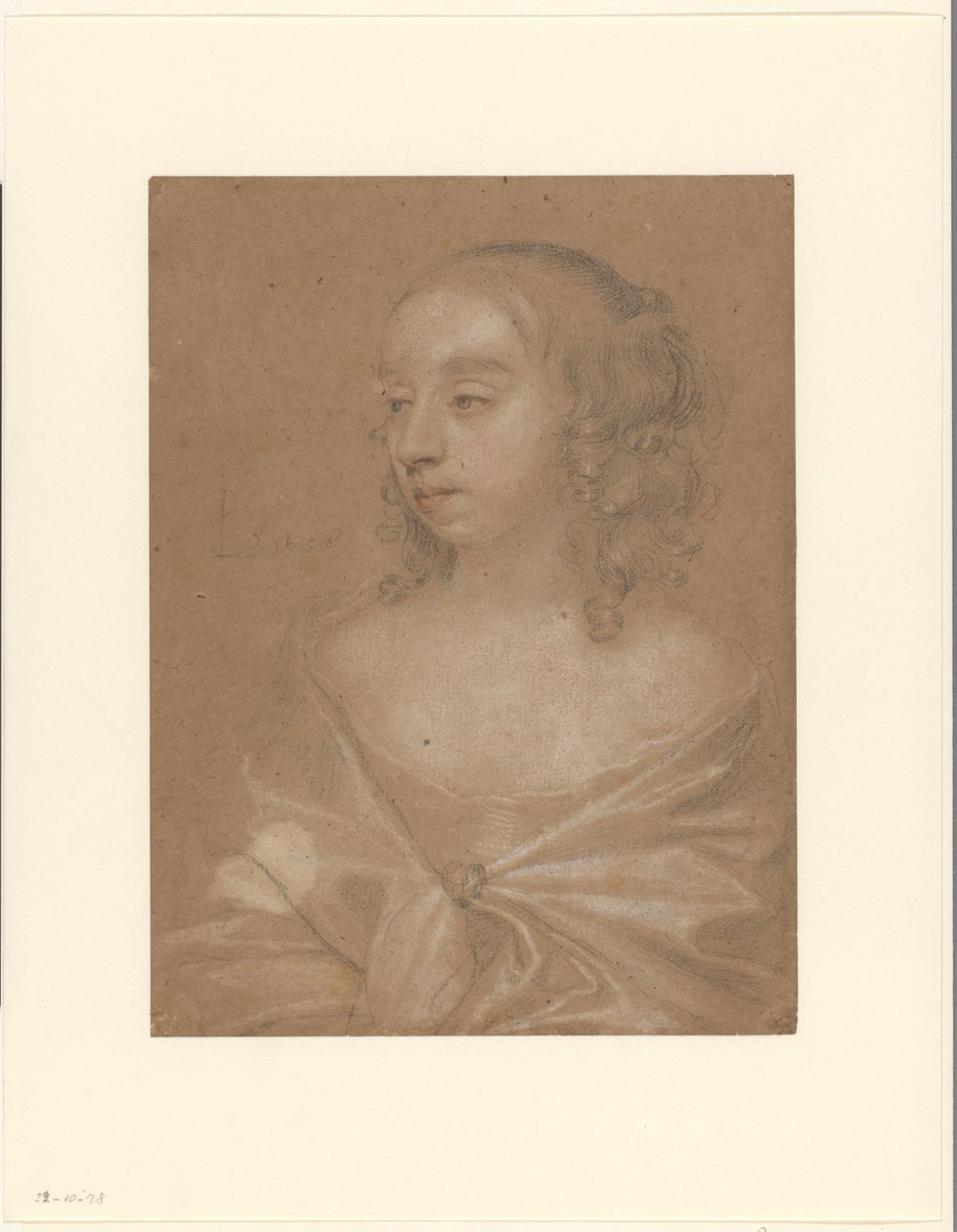Porträtt av en okänd kvinna av Peter Lely (Sir)