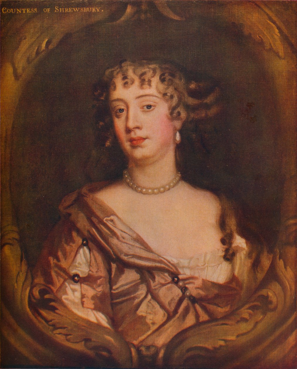 Anna Maria Talbot grevinna av Shrewsbury, c1670 av Peter Lely