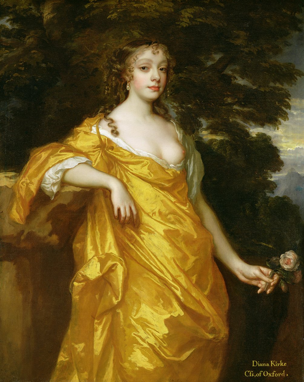 Diana Church, senare grevinna av Oxford, ca 1665-70 (olja på duk) av Peter Lely