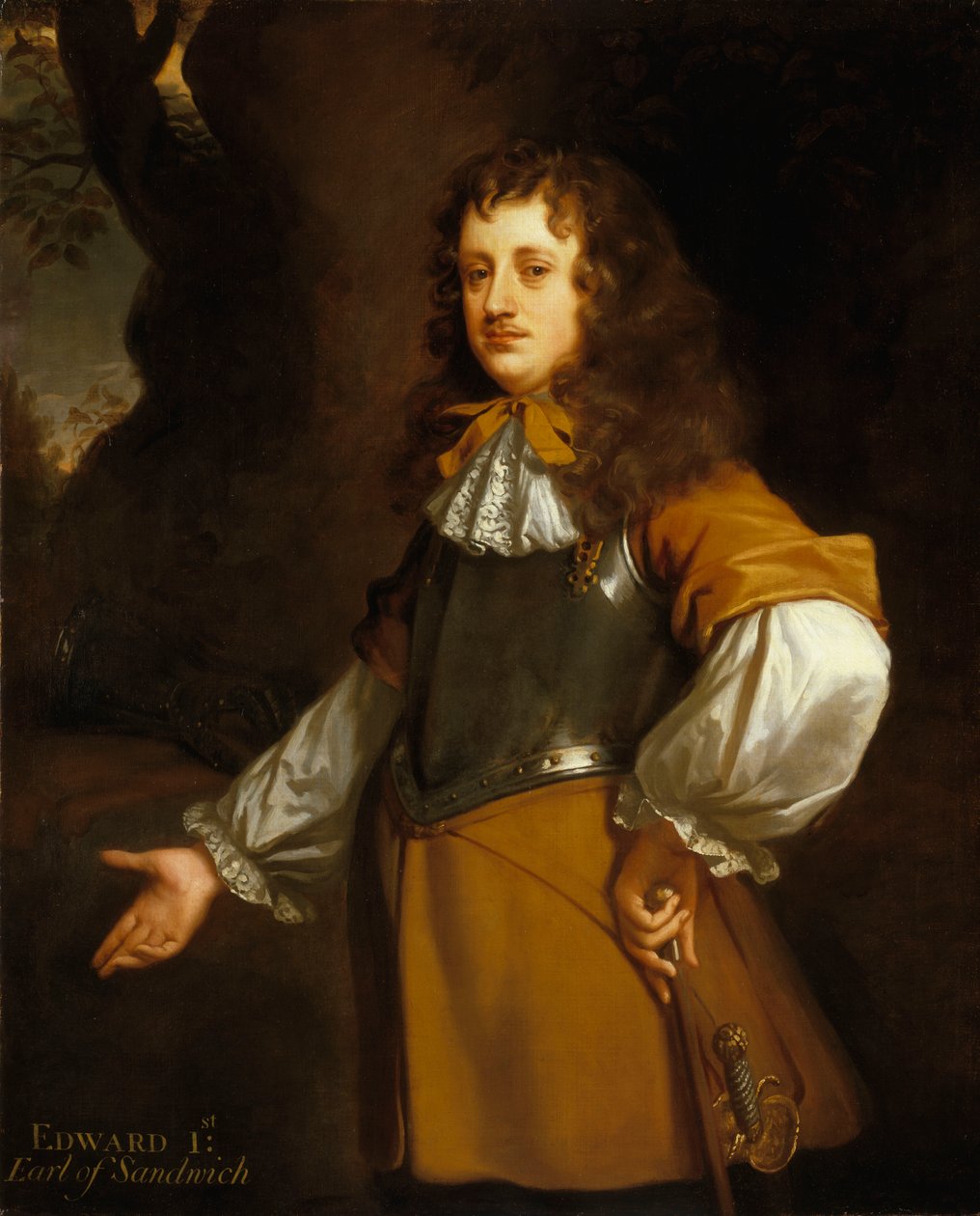 Edward Montagu av Peter Lely