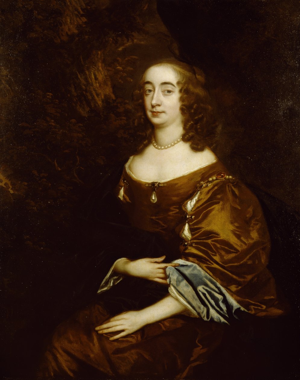 Elizabeth Clifford, grevinna av Cork och senare grevinna av Burlington (olja på duk) av Peter Lely