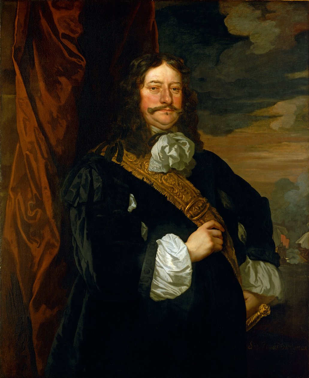 Lowestofts flaggvakter: Viceamiral Sir Thomas Teddeman (1620-1668) av Peter Lely