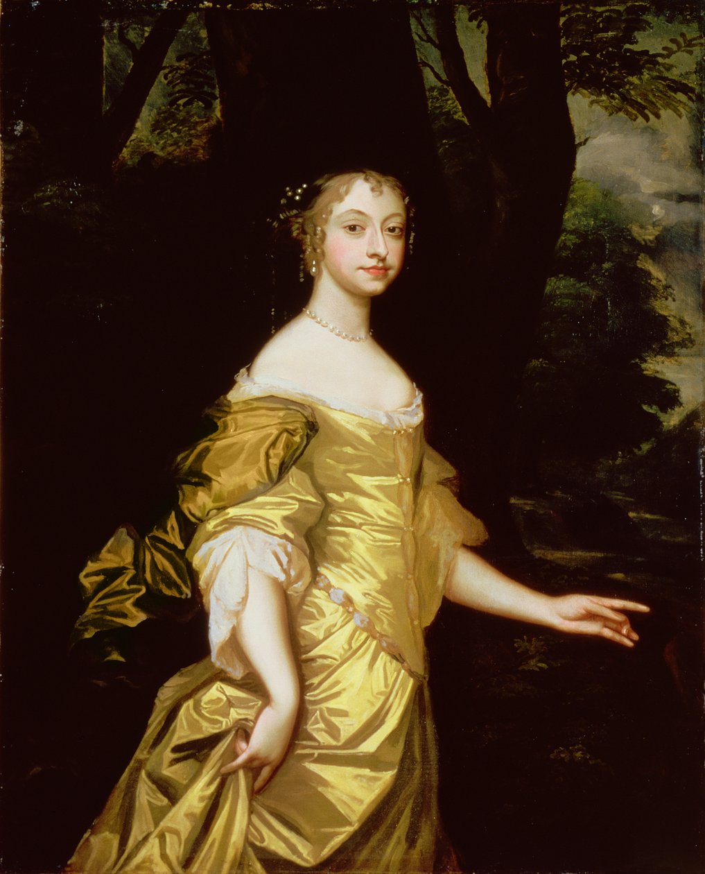 Porträtt av Frances, hertiginnan av Richmond av Peter Lely