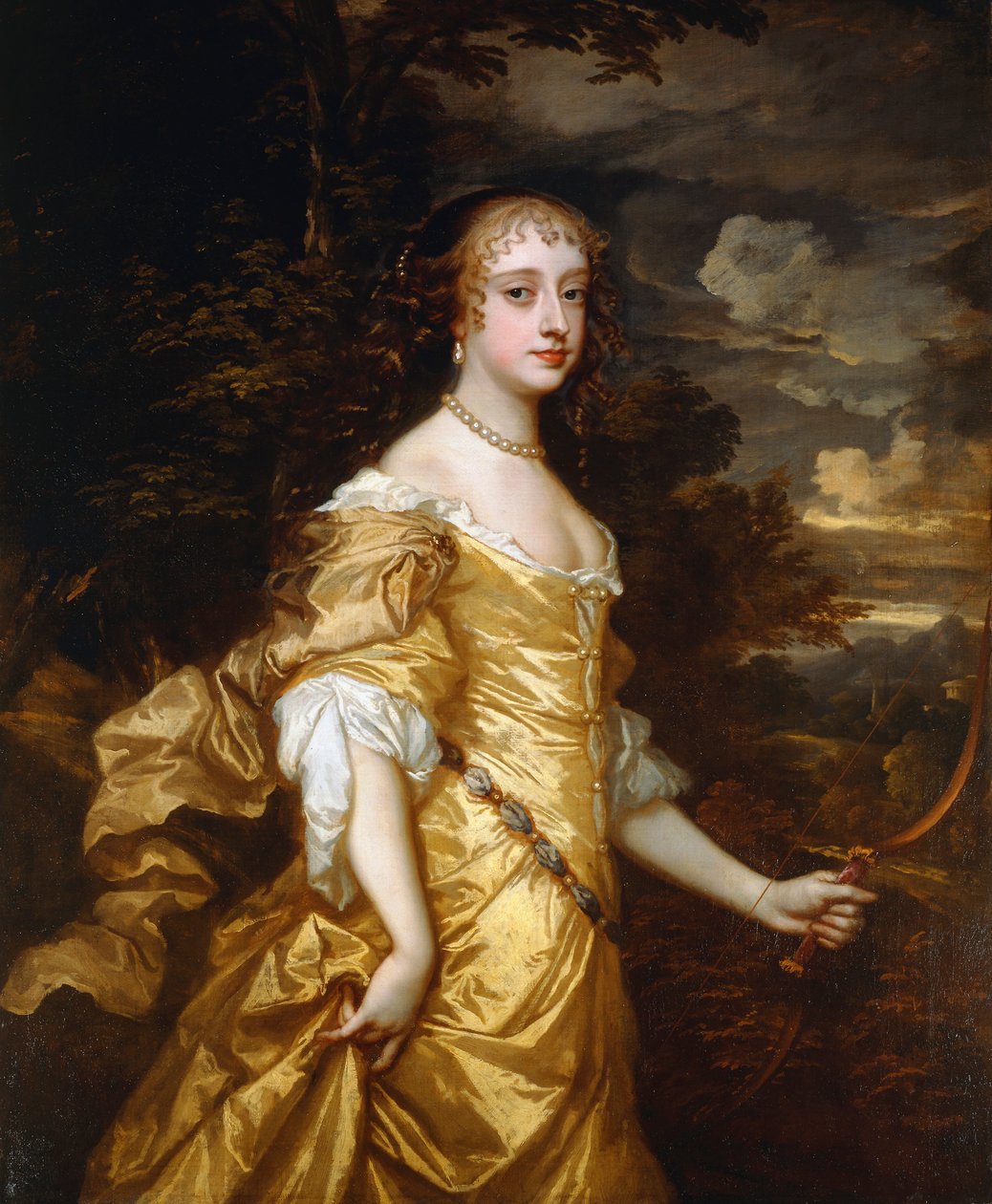 Porträtt av Frances Theresa Stuart, hertiginna av Richmond och Lennox (1648-1702) av Peter Lely