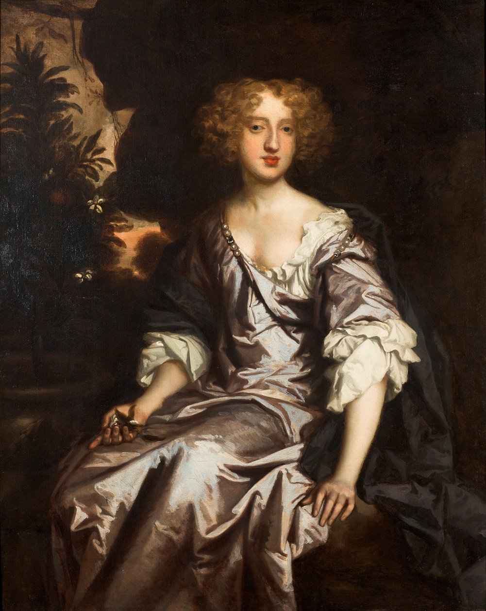 Porträtt av Lady Elizabeth Strickland, född Pile av Peter Lely