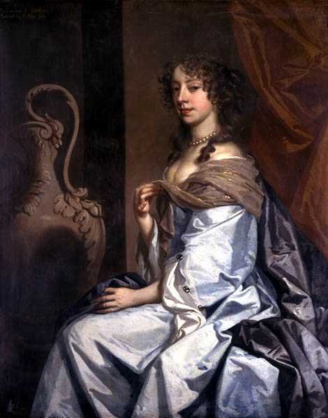 Porträtt av Mary Bagot, grevinnan av Middlesex och Dorset (1645-79) (olja på duk) av Peter Lely