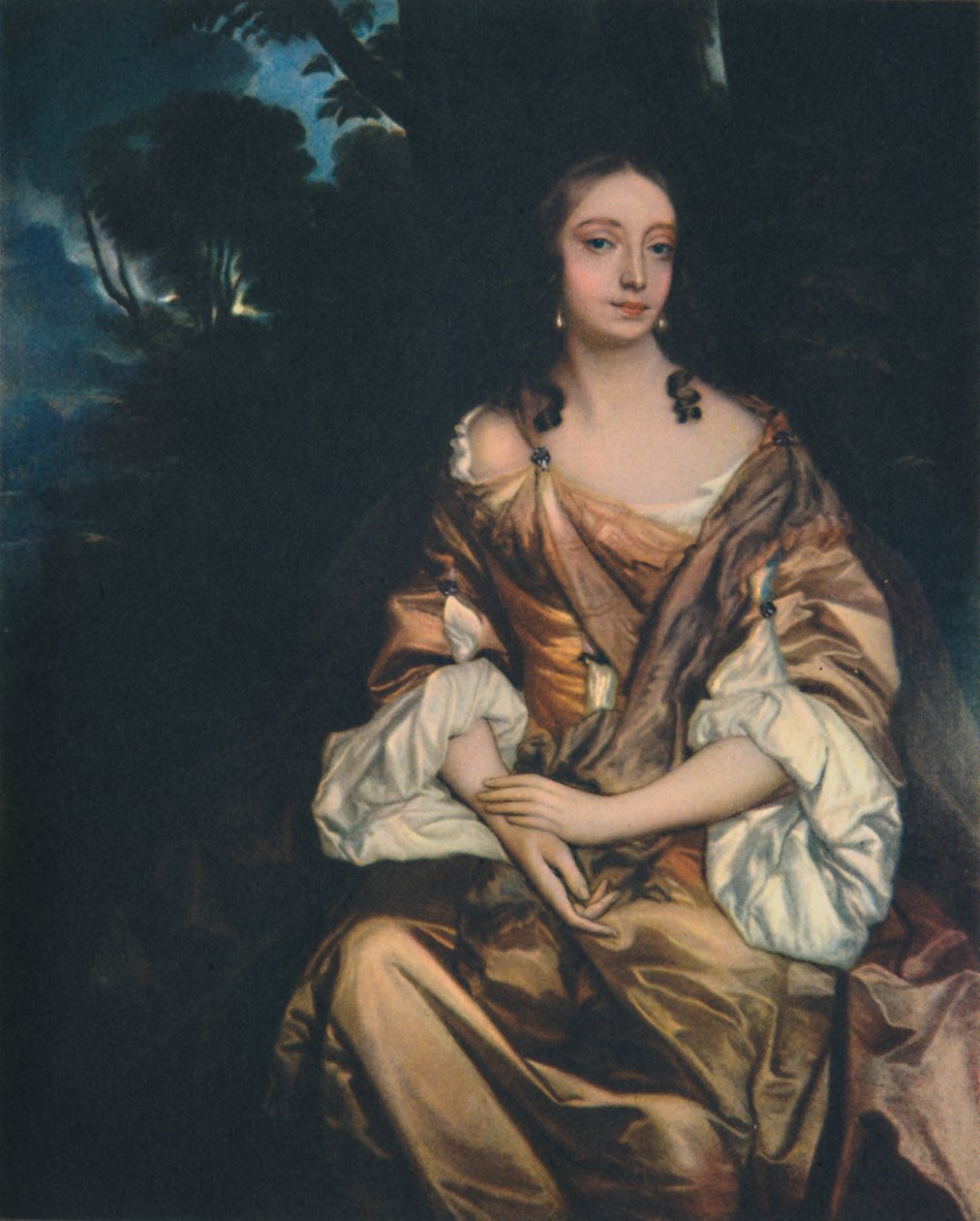 Porträtt av en dam, ca 1660, 1948. av Peter Lely