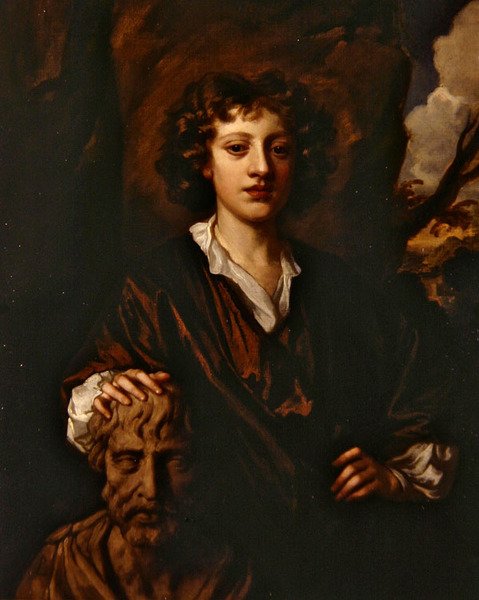 Porträtt av en ung man, ca 1665-70 (olja på duk) av Peter Lely