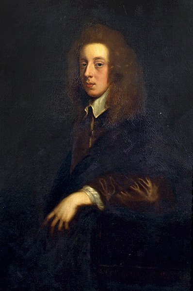 Porträtt av poeten Waller (1606-87) (olja på duk) av Peter Lely