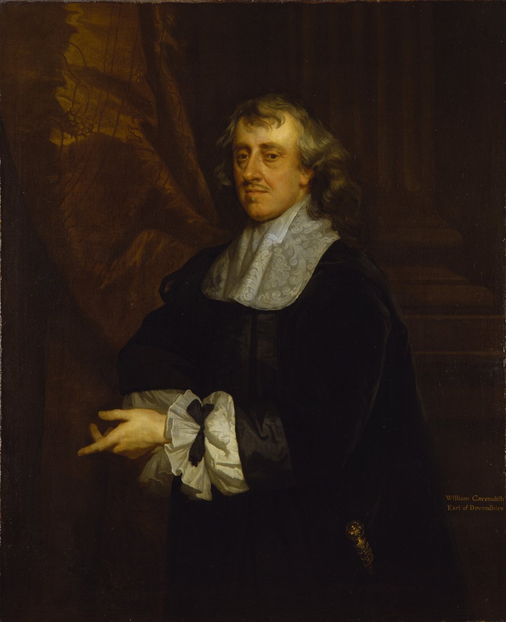 William Cavendish, 3:e earl av Devonshire (olja på duk) av Peter Lely