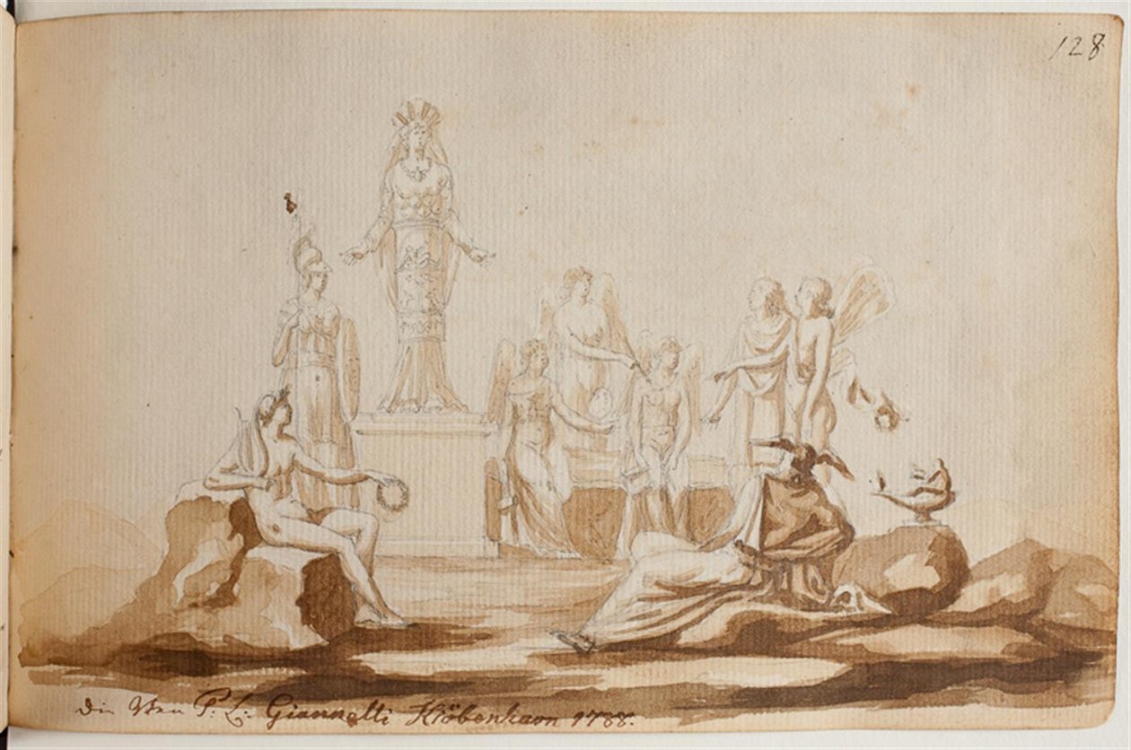 Allegori med figurer av Peter Leonhard Gianelli