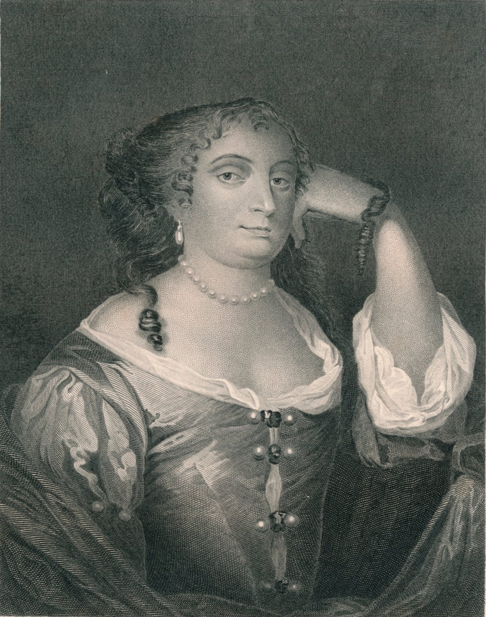 Anne Hyde, hertiginna av York, början av mitten av 1800-talet. av Peter Lightfoot