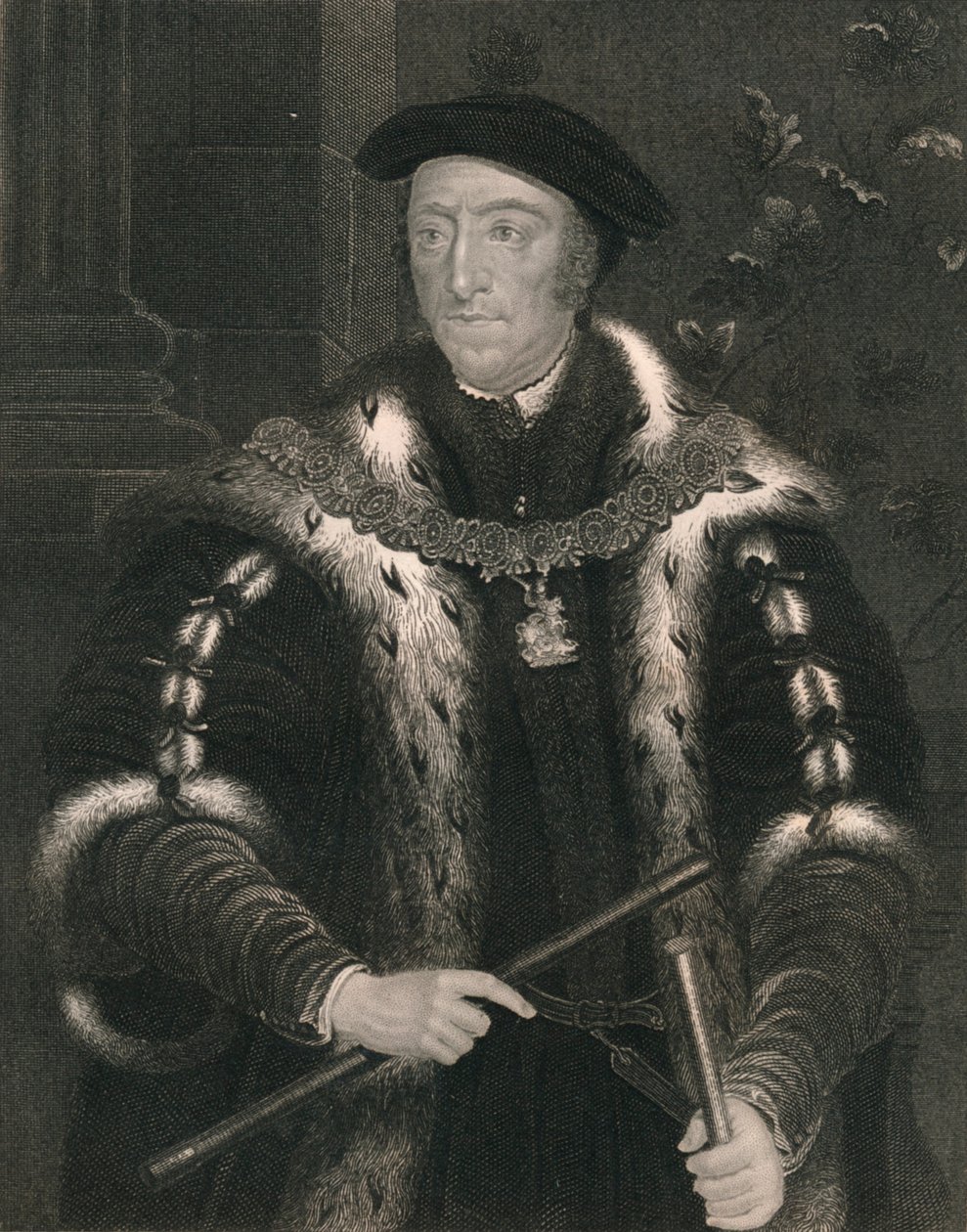 Thomas Howard, hertig av Norfolk, c1530-talet, början av mitten av 1800-talet. av Peter Lightfoot