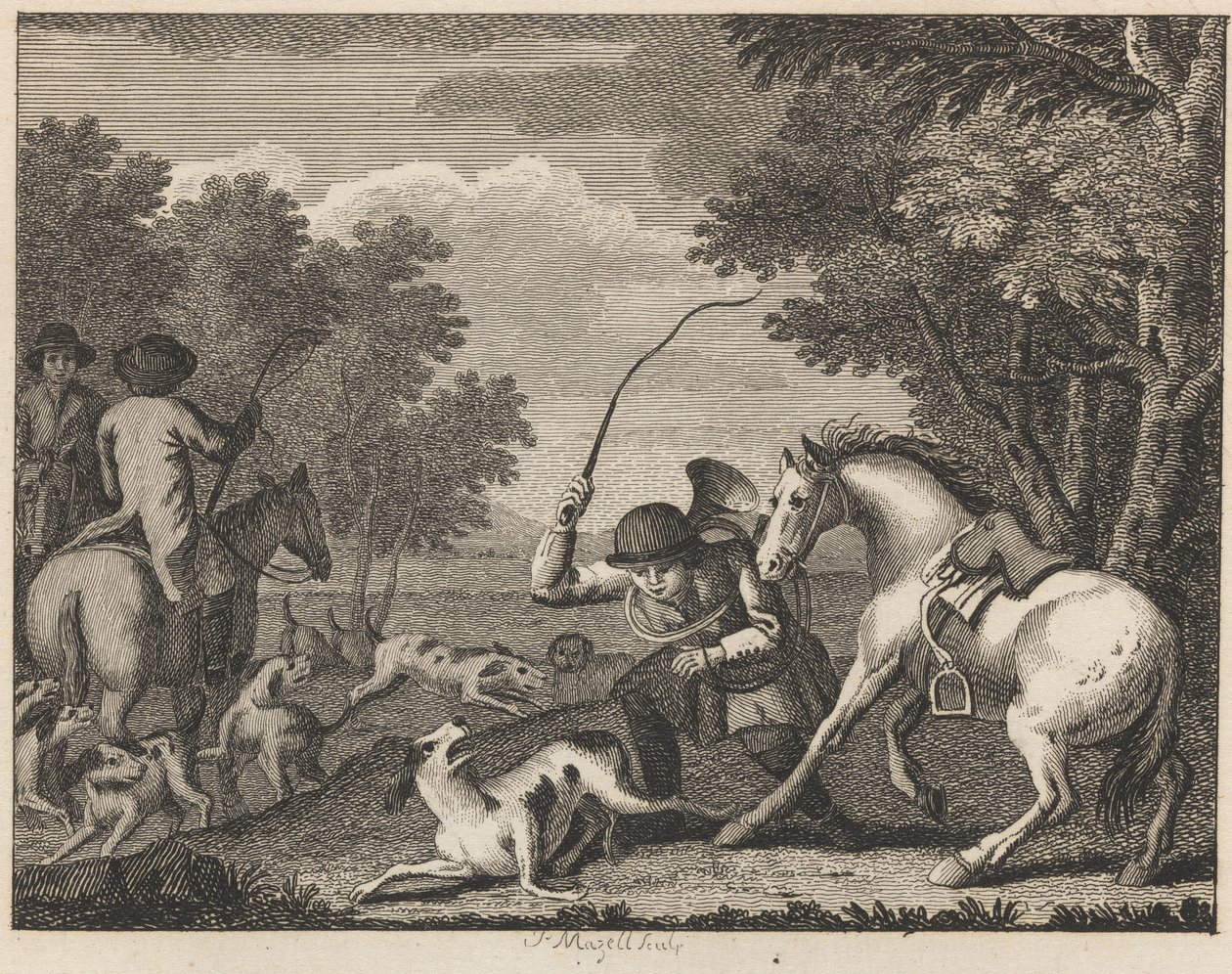 Hunden och jägaren av Peter Mazell