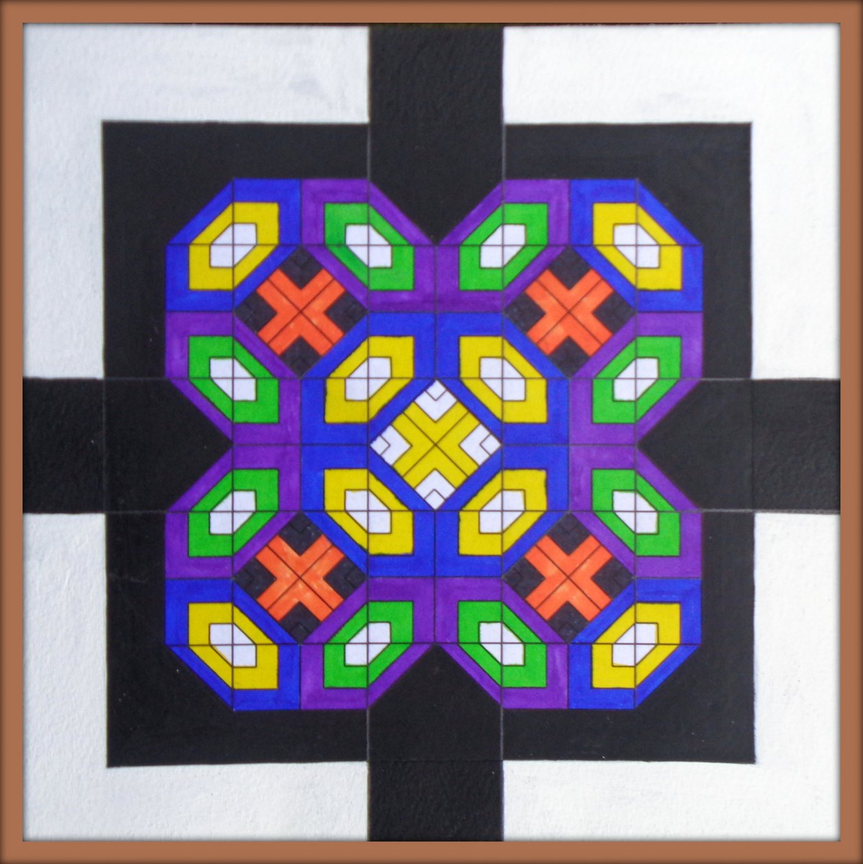 KORSAD KVADRAT.2021 av Peter McClure