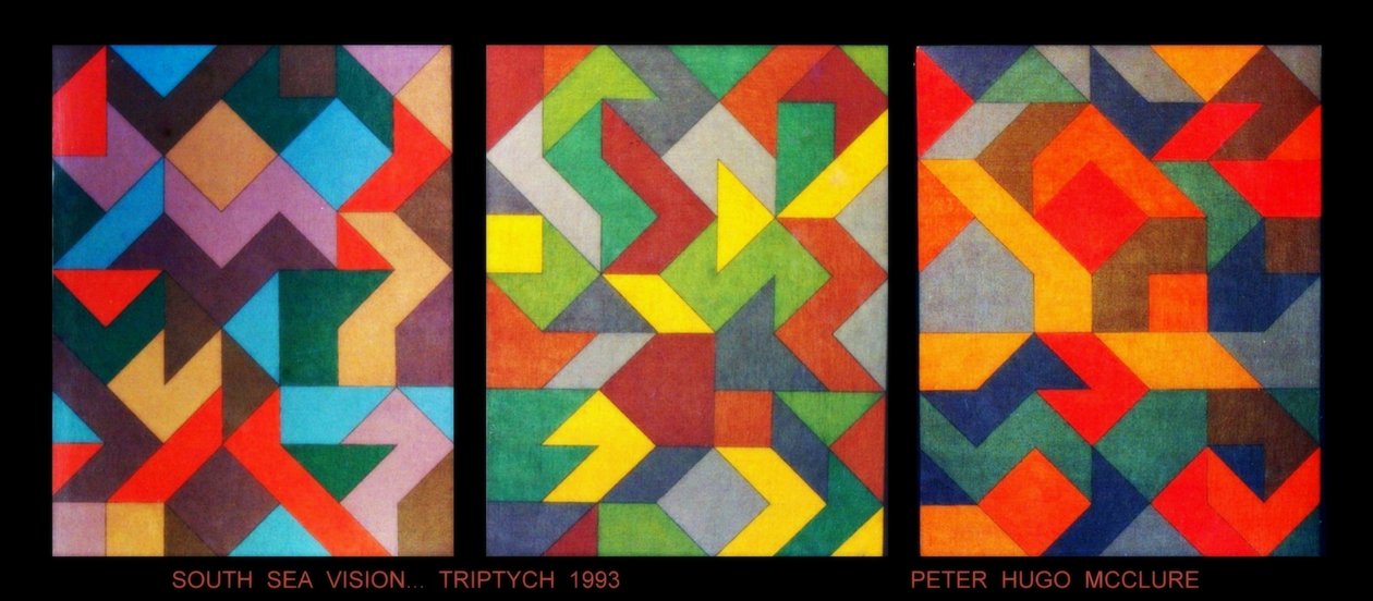 SYDSHAVETS VISION. TRIPTYK av Peter McClure