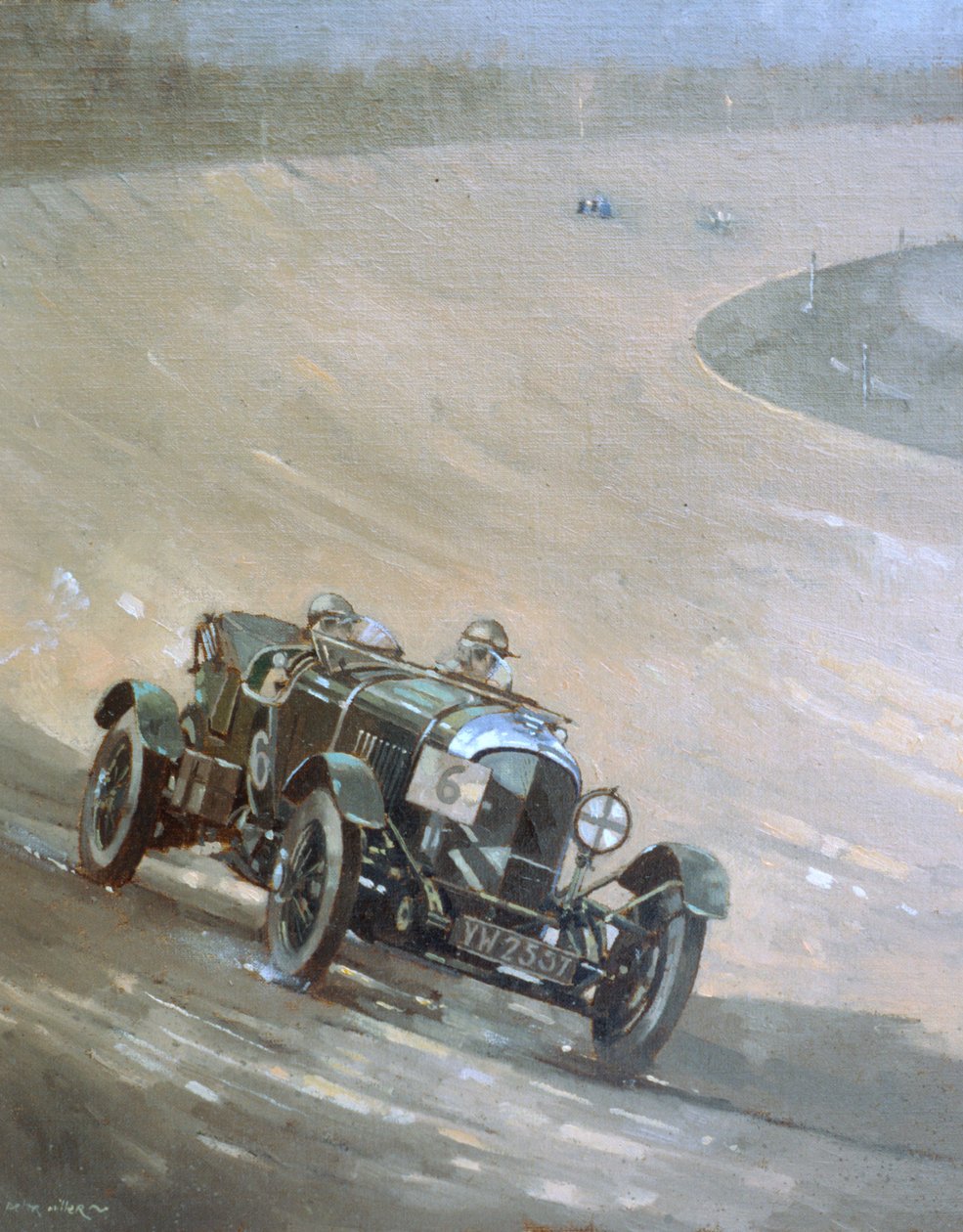 24-timmarslopp på Brooklands av Peter Miller
