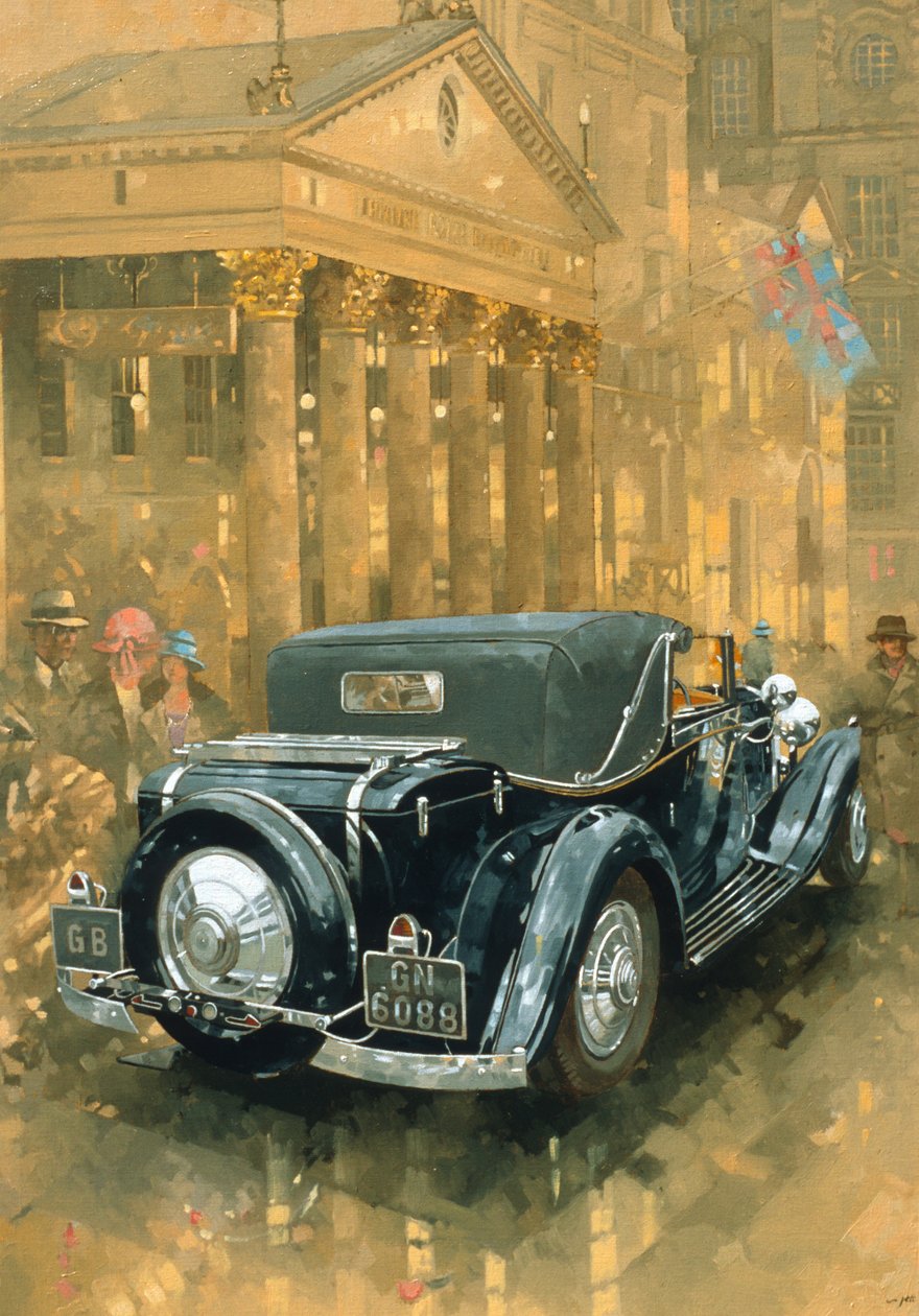 Phantom in the Haymarket (olja på duk) av Peter Miller