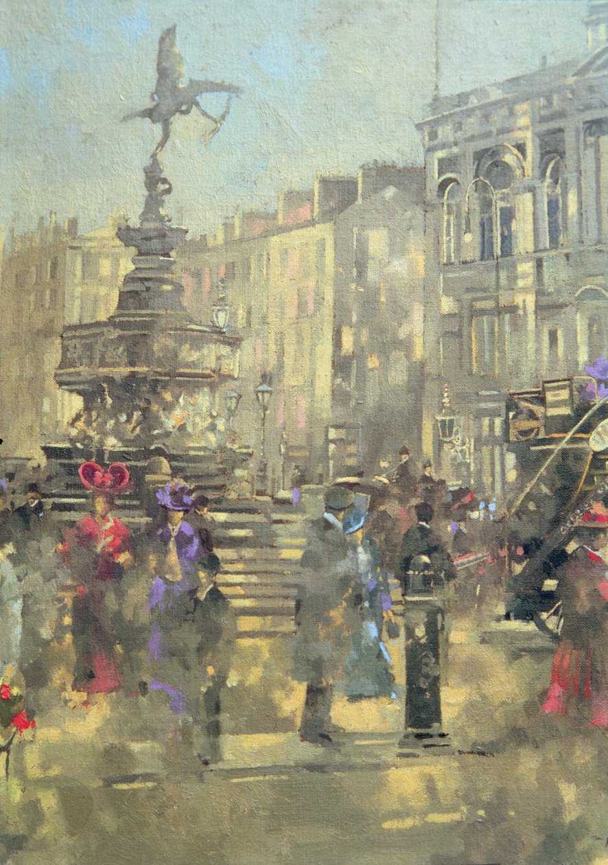 Piccadilly Circus c.1890 av Peter Miller