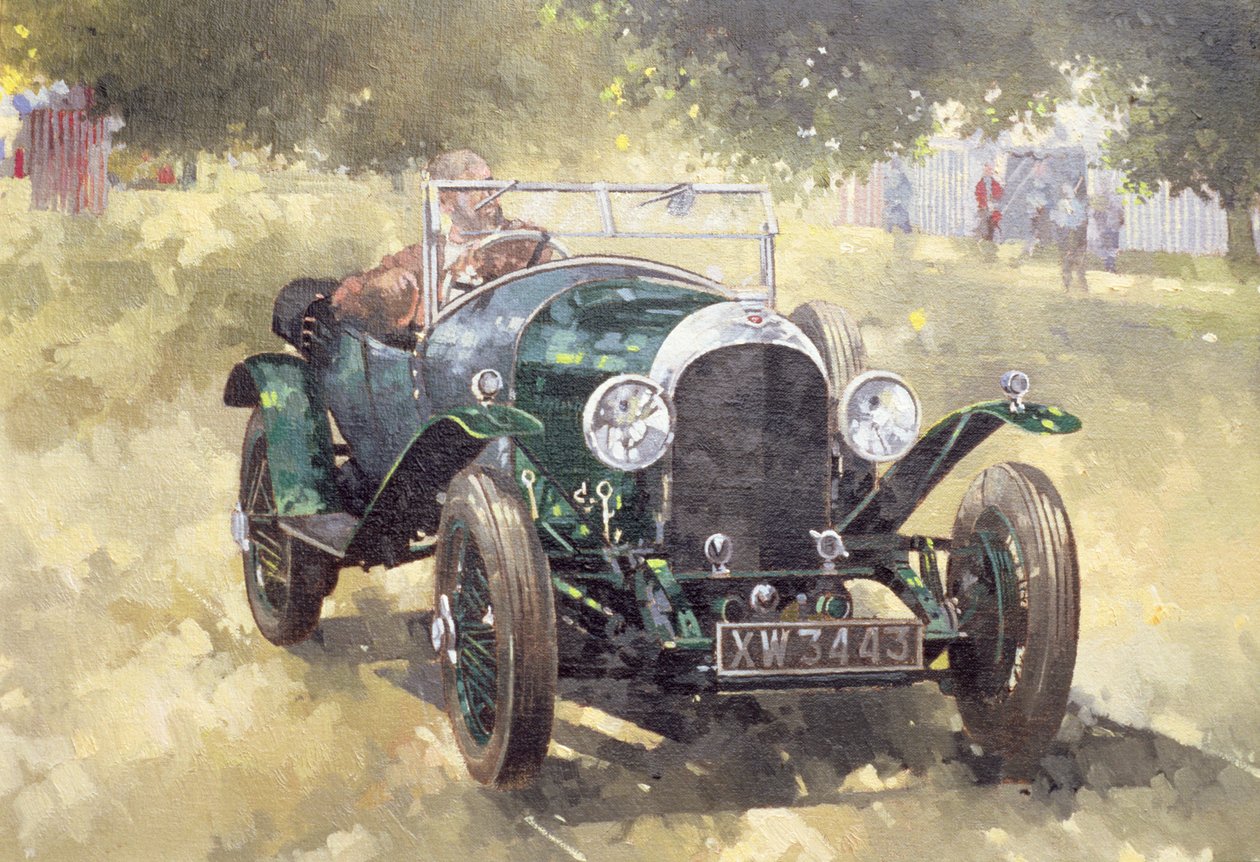 The Green Bentley i Althorp av Peter Miller