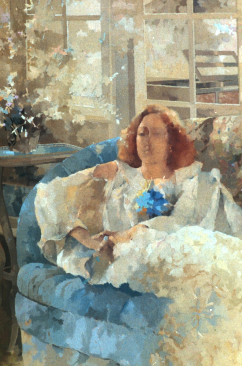 Veil of Elegance (olja på duk) av Peter Miller
