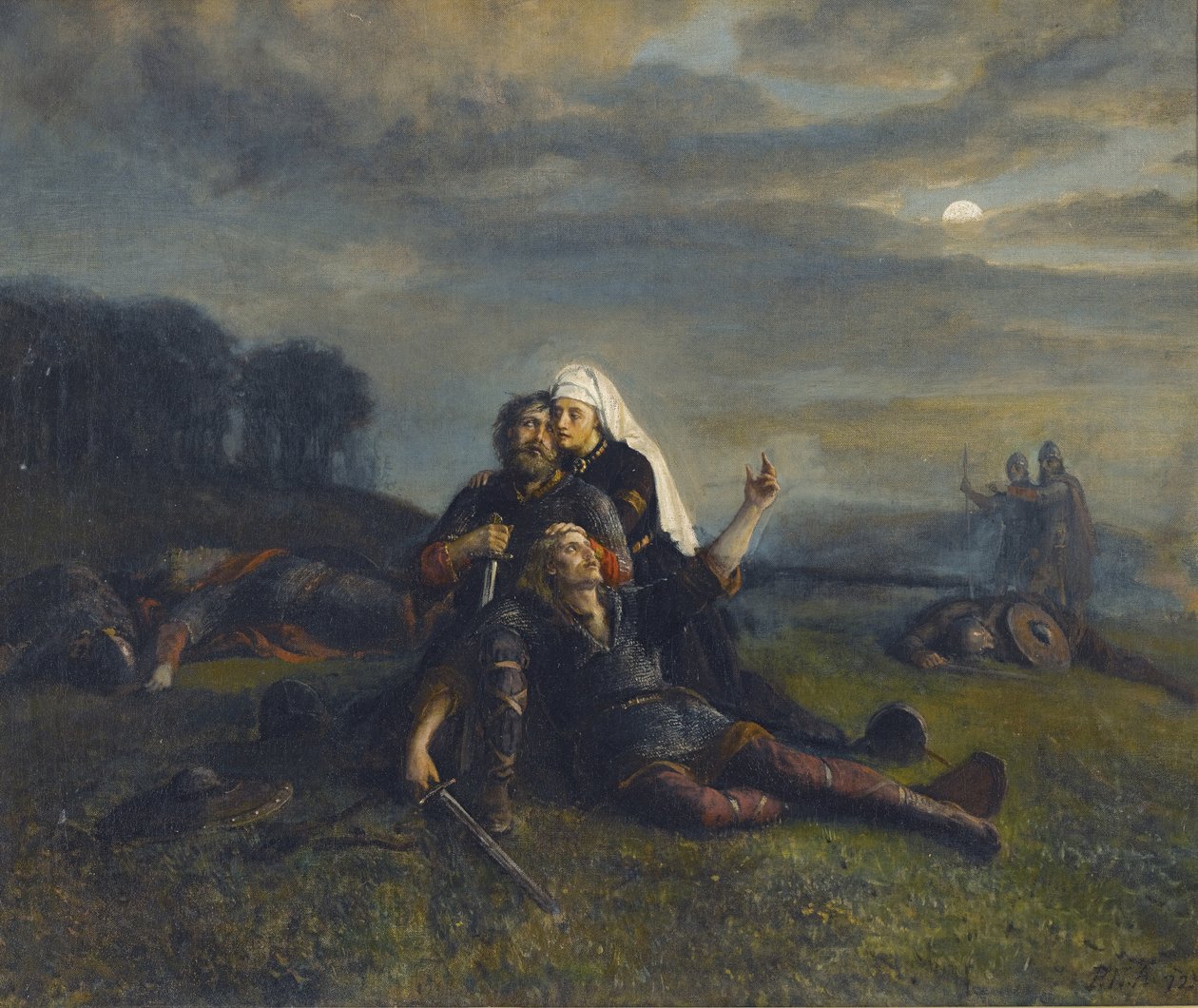 Efter slaget av Peter Nicolai Arbo