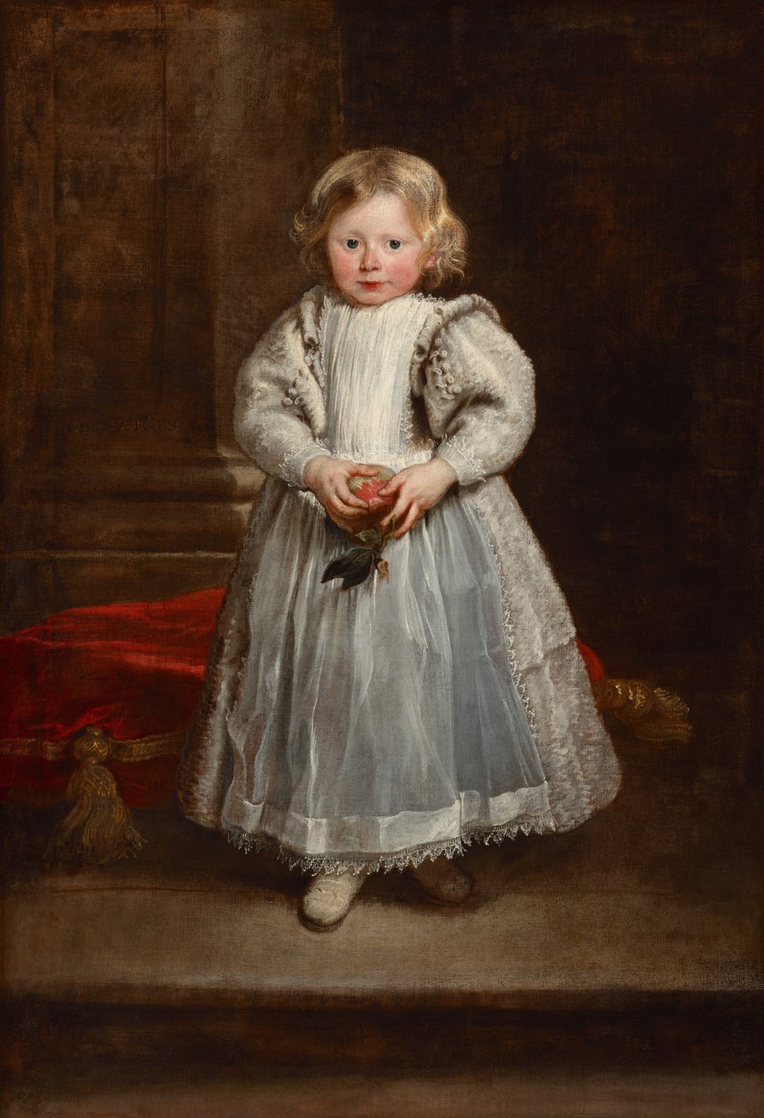 Maddalena Cattaneo av Peter P. & Dyck Anthony Van (1599-1641) Rubens