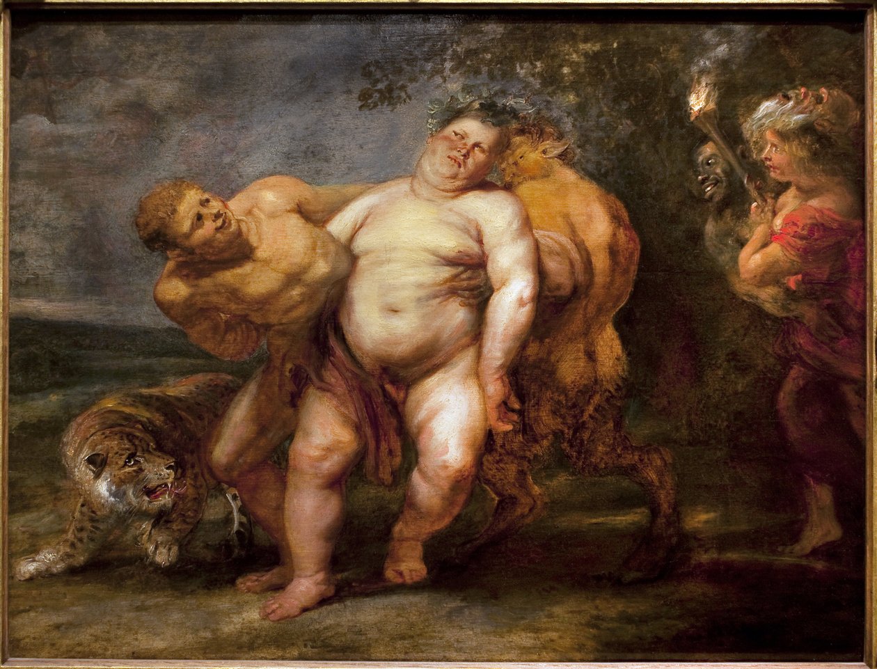 Silene full. Målning av Pierre Paul Rubens följe (1577-1640), olja på trä, mitten av 1600-talet. Museum of Fine Arts i Angers. av Peter Paul (circle of) Rubens