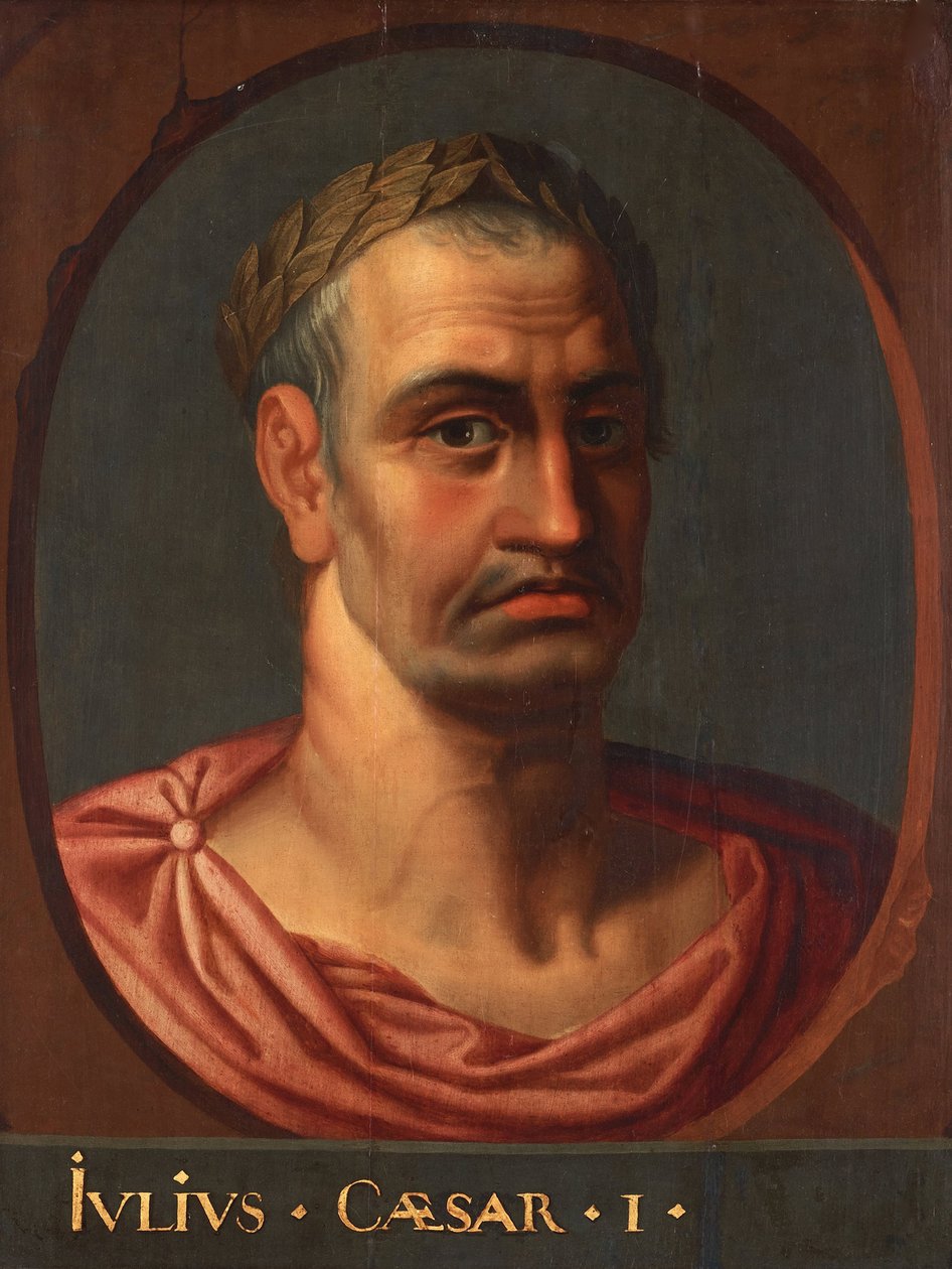 Gaius Julius Caesar (puis Jules cesar) (100-44 avant JC) - Emperor Julius Caesar par Rubens, Peter Paul av Peter Paul (school of) Rubens