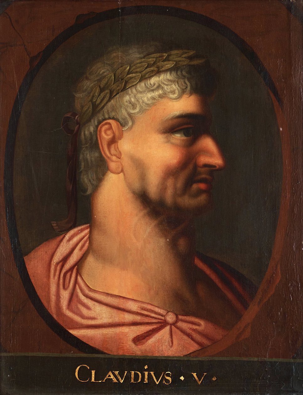 Kejsar Claudius (10-54 e.Kr.) - Kejsar Claudius av Rubens, Peter Paul av Peter Paul (school of) Rubens
