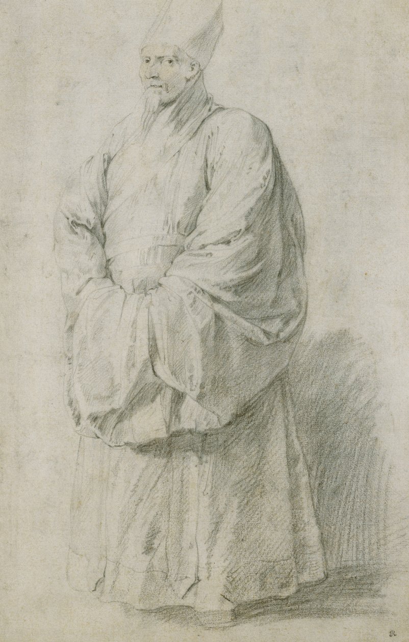 En jesuitmissionär i kinesisk kostym av Peter Paul Rubens