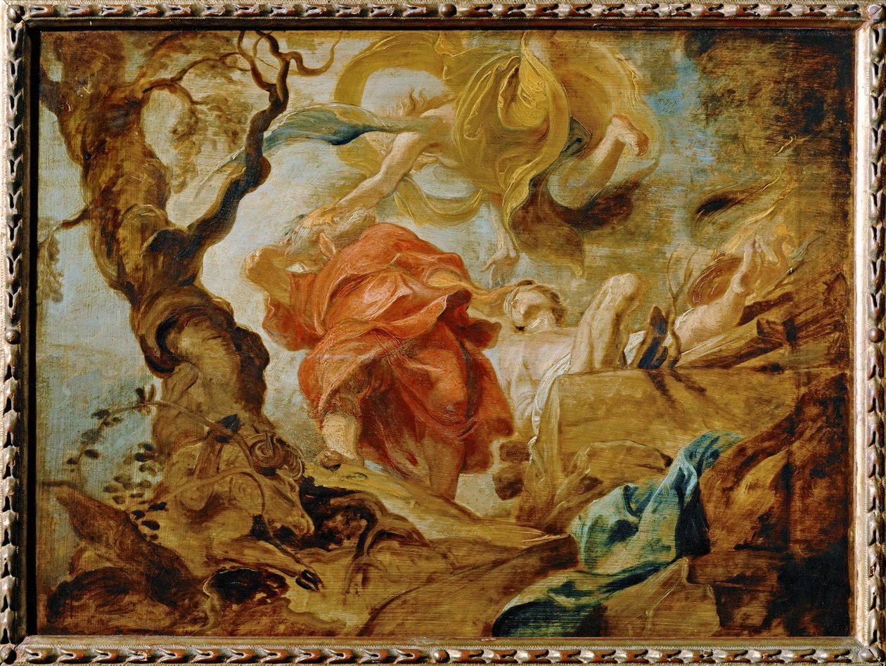 Abraham offrar Isak av Peter Paul Rubens