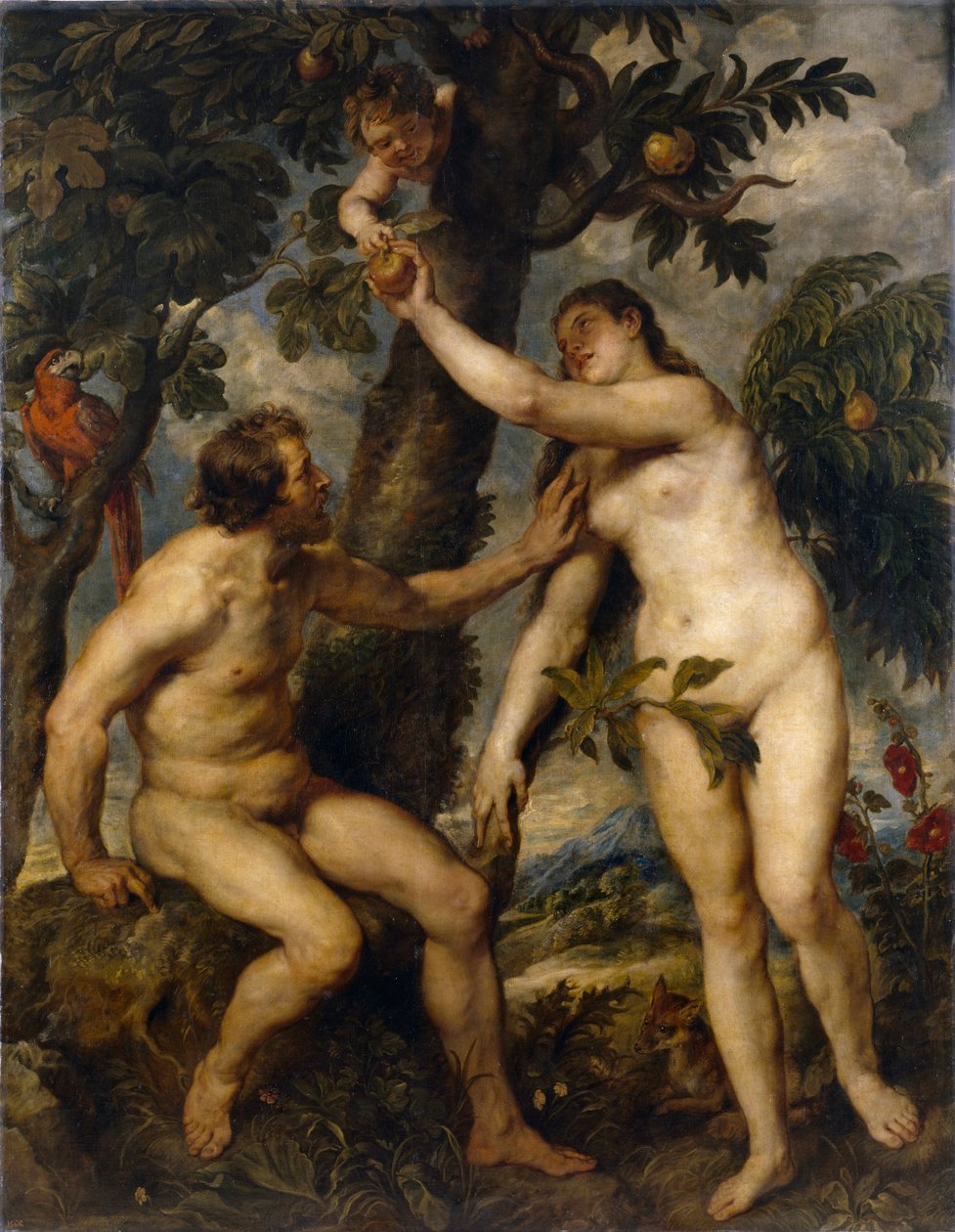 Adam och Eva av Peter Paul Rubens
