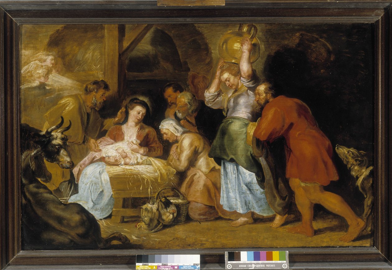 Tillbedjan av herdarna av Peter Paul Rubens